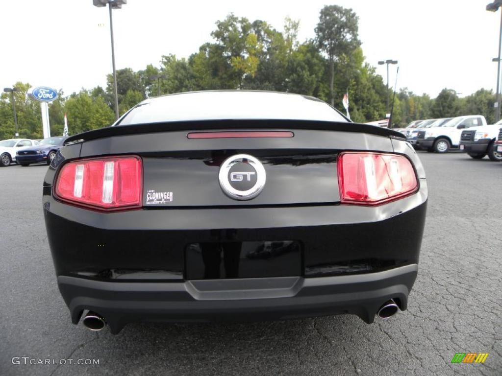 2011 Mustang GT Coupe - Ebony Black / Charcoal Black photo #4