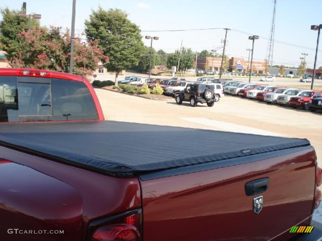 2008 Ram 3500 Big Horn Edition Quad Cab Dually - Inferno Red Crystal Pearl / Khaki photo #36