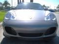 2004 Seal Grey Metallic Porsche 911 Turbo Cabriolet  photo #3