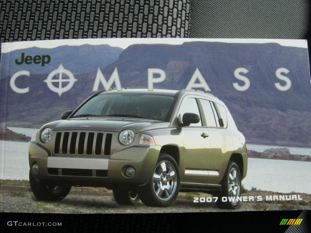 2007 Compass Sport - Black / Pastel Slate Gray photo #11