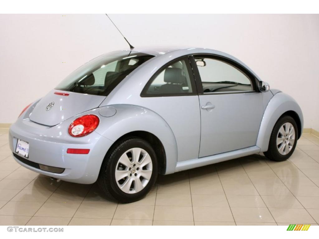 2009 New Beetle 2.5 Coupe - Heaven Blue Metallic / Black photo #7