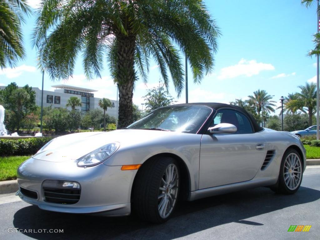 2008 Boxster RS 60 Spyder - GT Silver Metallic / Carrera Red photo #2