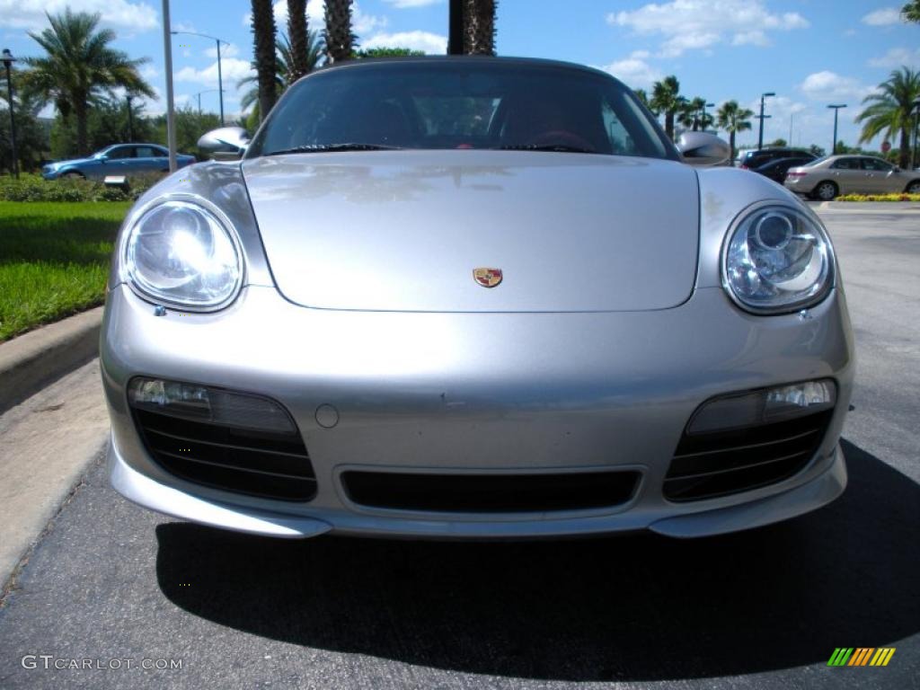 2008 Boxster RS 60 Spyder - GT Silver Metallic / Carrera Red photo #3