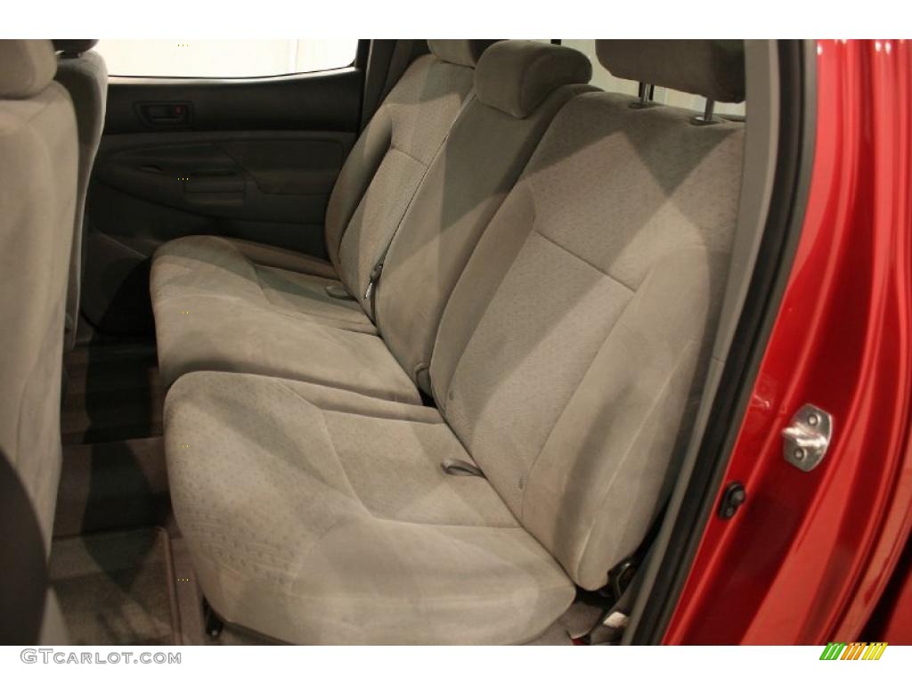 2008 Tacoma V6 SR5 Double Cab 4x4 - Impulse Red Pearl / Graphite Gray photo #20
