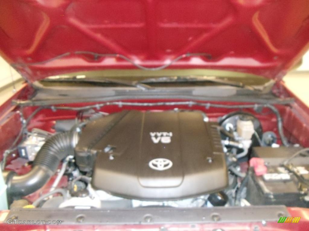 2006 Tacoma V6 PreRunner Double Cab - Impulse Red Pearl / Graphite Gray photo #18