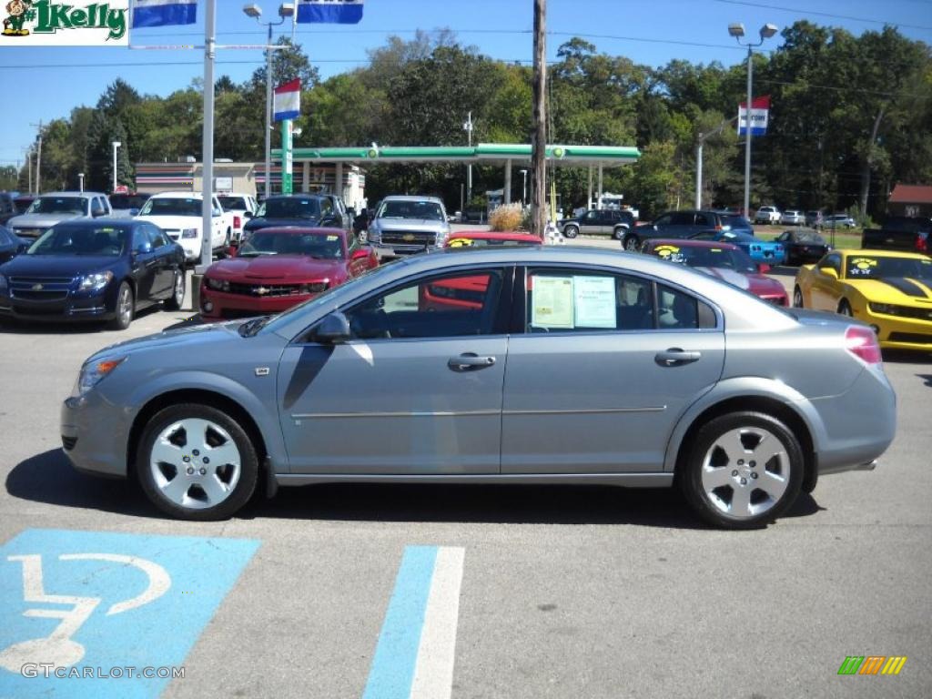 2007 Aura XE - Ocean Mist Metallic / Gray photo #6