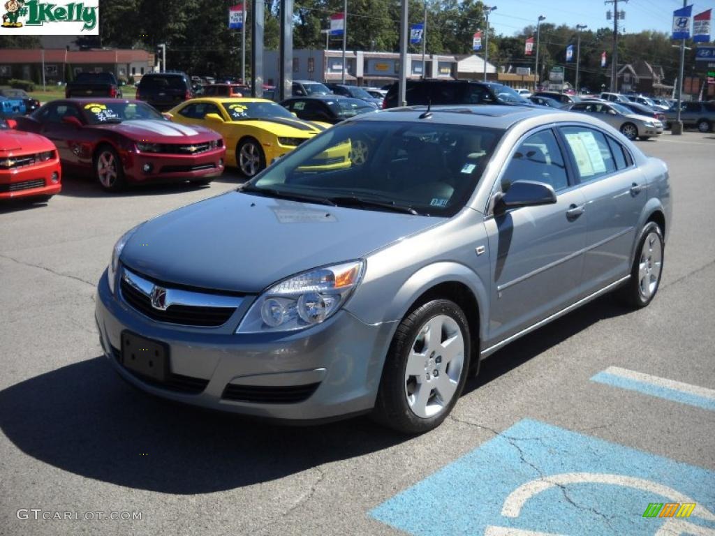 2007 Aura XE - Ocean Mist Metallic / Gray photo #13