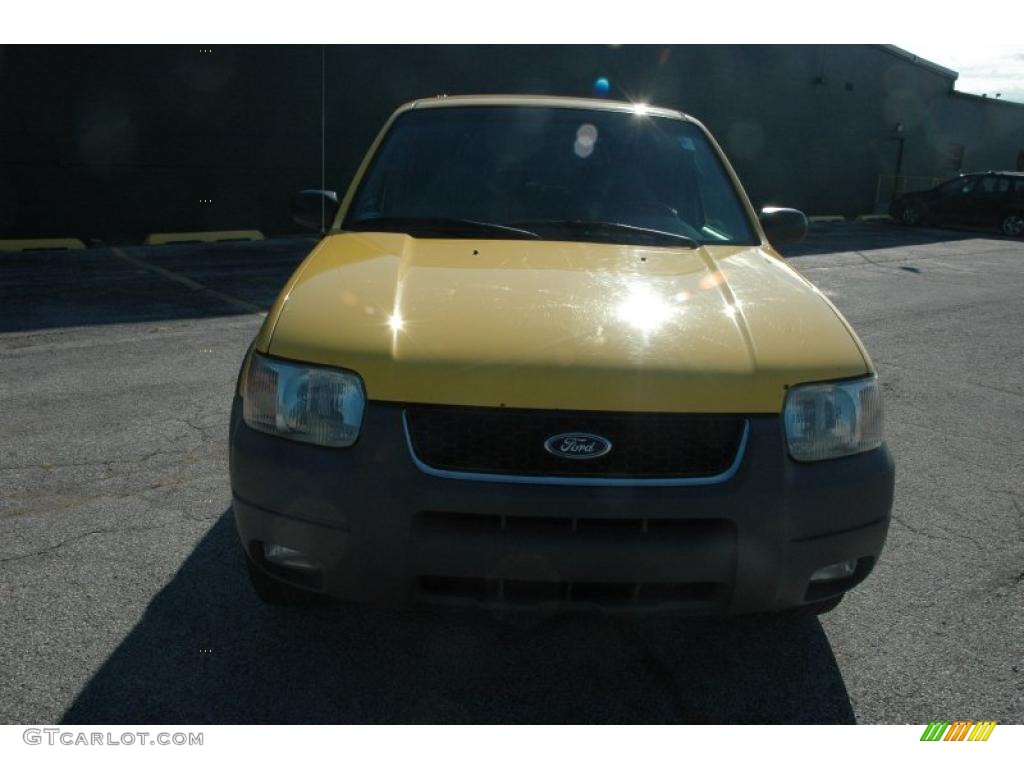 2001 Escape XLT V6 4WD - Chrome Yellow Metallic / Medium Graphite Grey photo #2