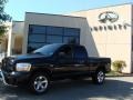 2006 Brilliant Black Crystal Pearl Dodge Ram 1500 SLT Quad Cab 4x4  photo #3