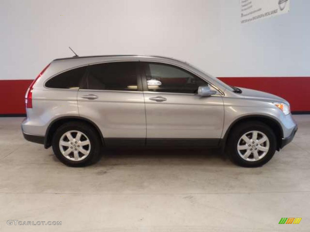 2007 CR-V EX-L - Whistler Silver Metallic / Black photo #3