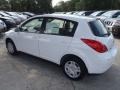 2011 Fresh Powder White Nissan Versa 1.8 S Hatchback  photo #3