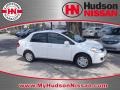 2011 Fresh Powder White Nissan Versa 1.8 S Sedan  photo #1