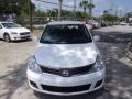 2011 Fresh Powder White Nissan Versa 1.8 S Sedan  photo #2