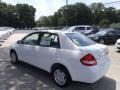 2011 Fresh Powder White Nissan Versa 1.8 S Sedan  photo #3