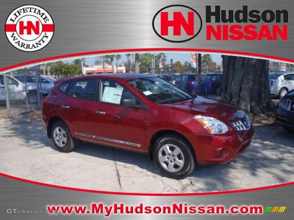 2011 Rogue S - Cayenne Red / Gray photo #1