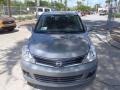 2011 Magnetic Gray Metallic Nissan Versa 1.8 SL Hatchback  photo #2