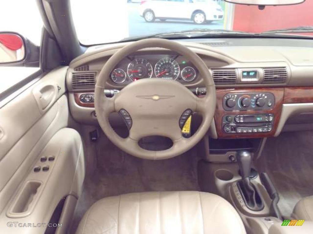 2003 Sebring LXi Convertible - Stone White / Taupe photo #14