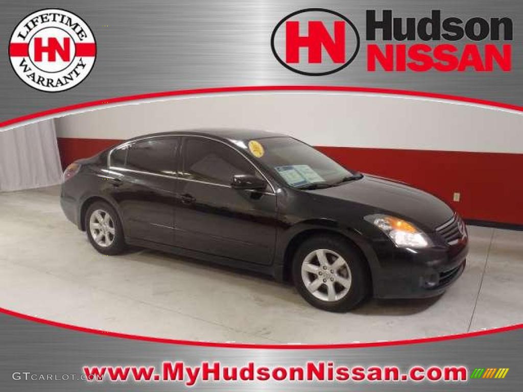 2007 Altima 2.5 SL - Super Black / Blond photo #1