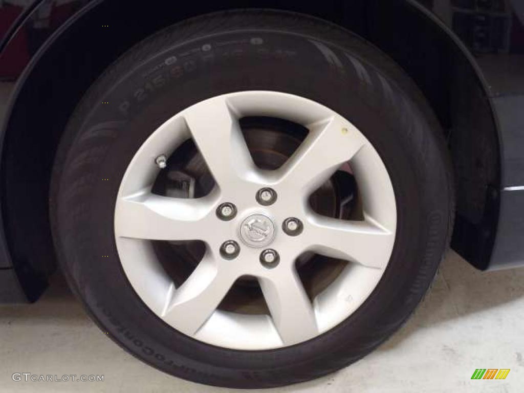 2007 Altima 2.5 SL - Super Black / Blond photo #11