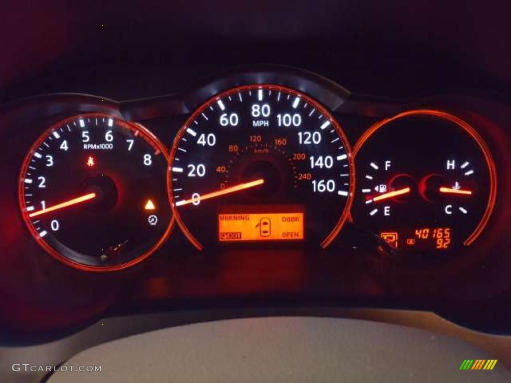 2007 Altima 2.5 SL - Super Black / Blond photo #16