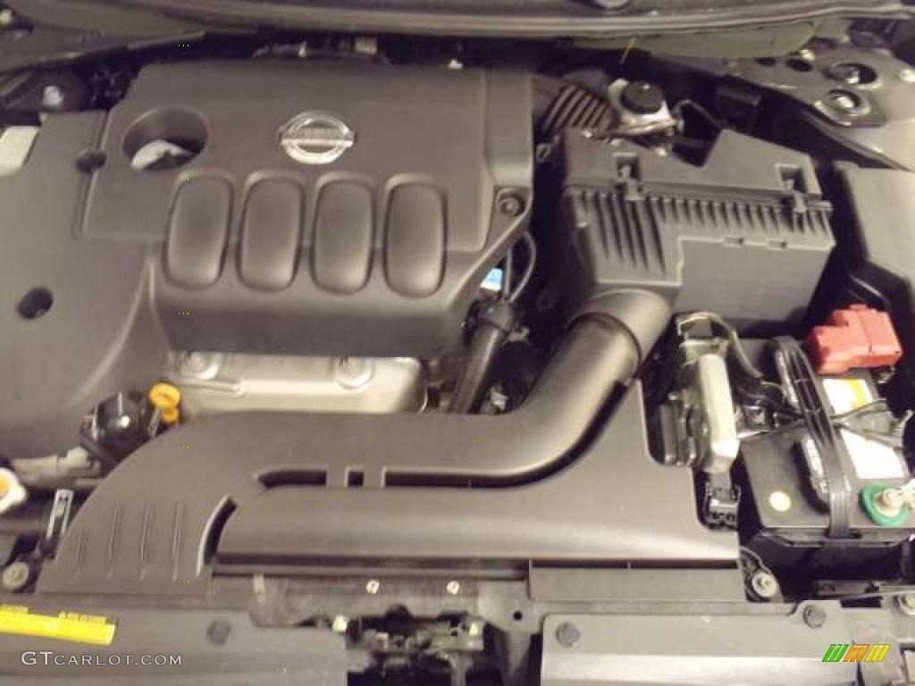 2007 Altima 2.5 SL - Super Black / Blond photo #21