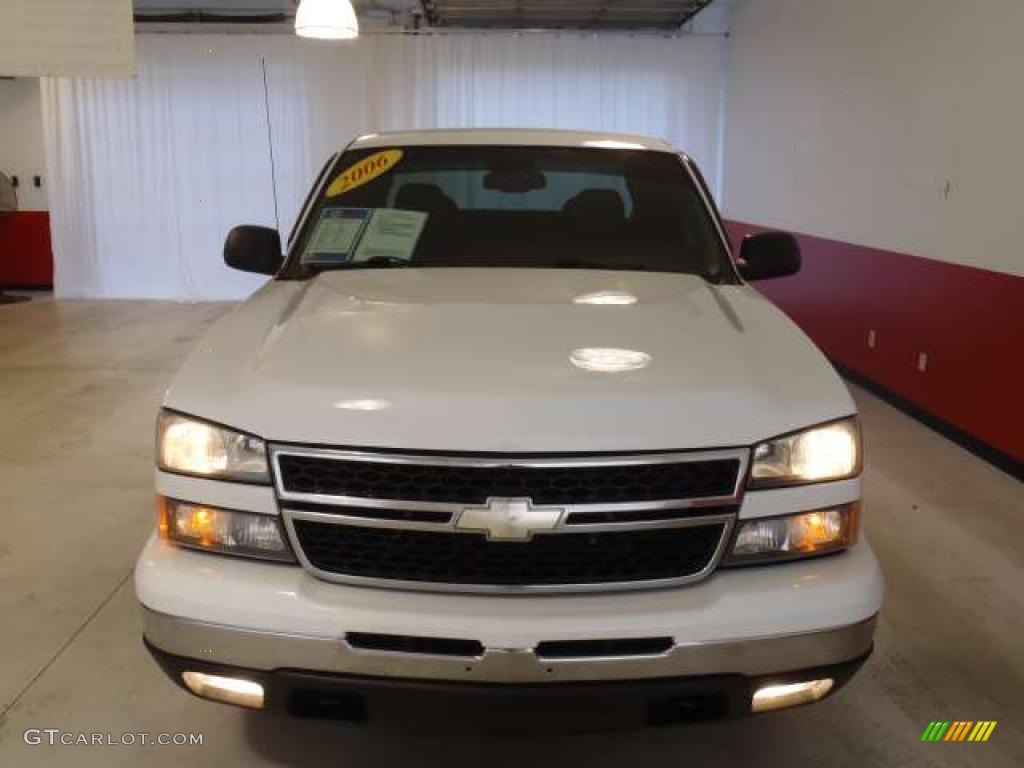 2006 Silverado 1500 LT Extended Cab - Summit White / Dark Charcoal photo #2