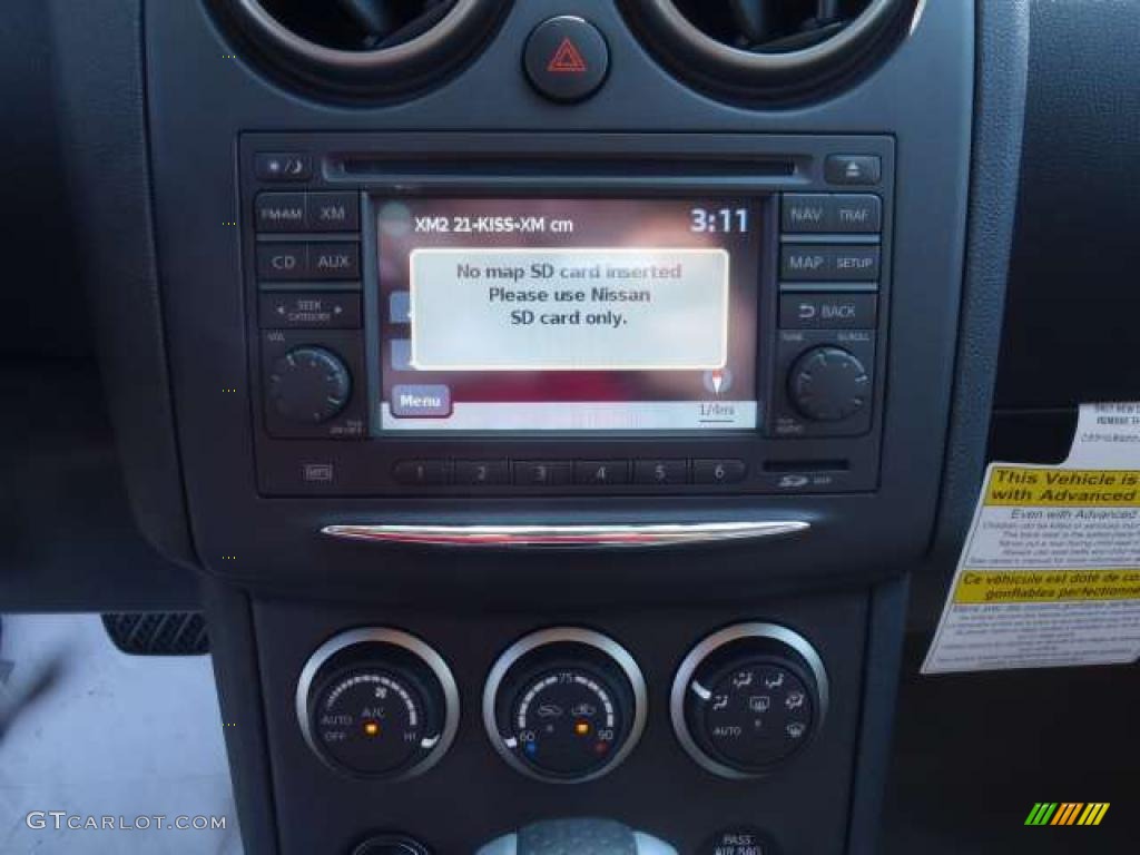 2011 Rogue SV - Wicked Black / Gray photo #9