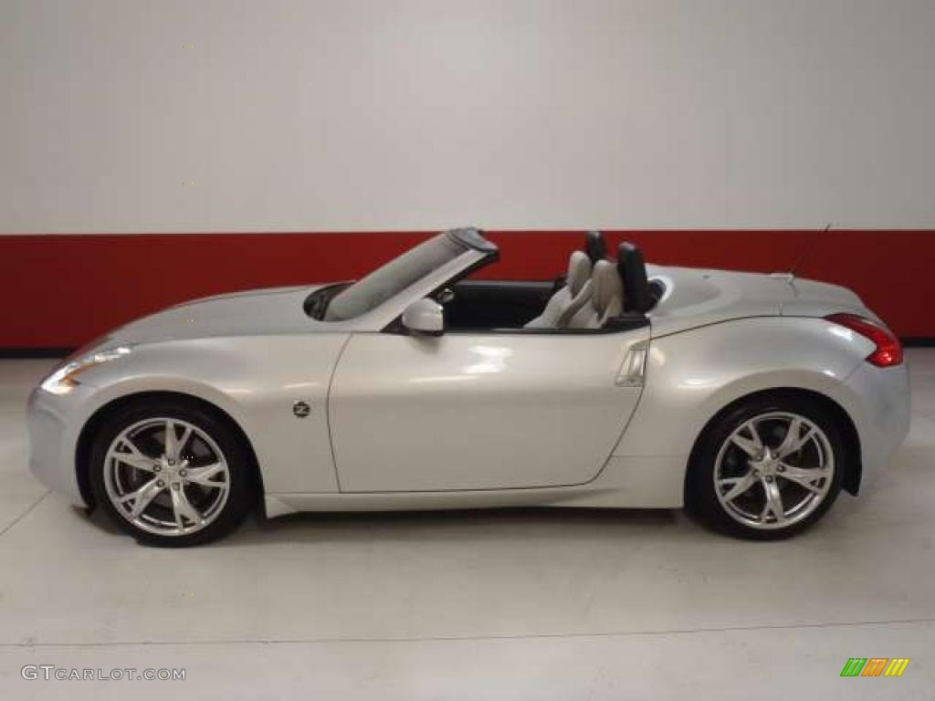 Brilliant Silver 2010 Nissan 370Z Sport Touring Roadster Exterior Photo #36855304