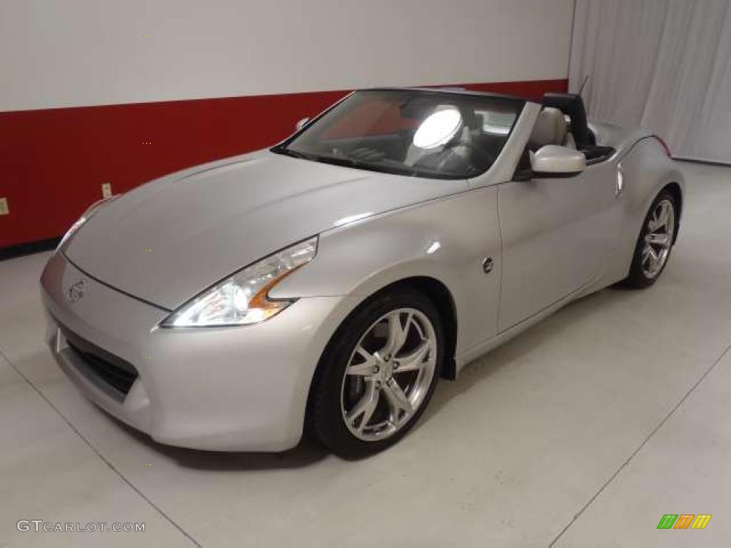 Brilliant Silver 2010 Nissan 370Z Sport Touring Roadster Exterior Photo #36855316