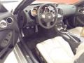 Gray Leather 2010 Nissan 370Z Sport Touring Roadster Interior Color