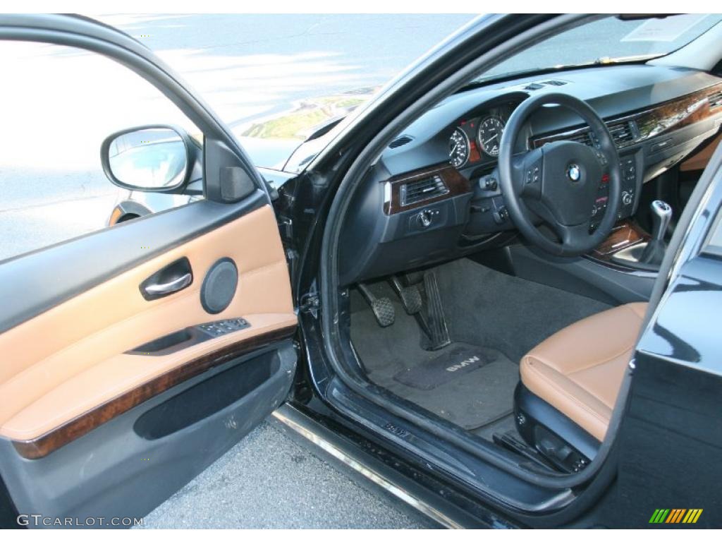 2009 3 Series 328xi Sedan - Black Sapphire Metallic / Chestnut Brown Dakota Leather photo #10