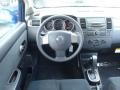 2011 Metallic Blue Nissan Versa 1.8 S Hatchback  photo #6