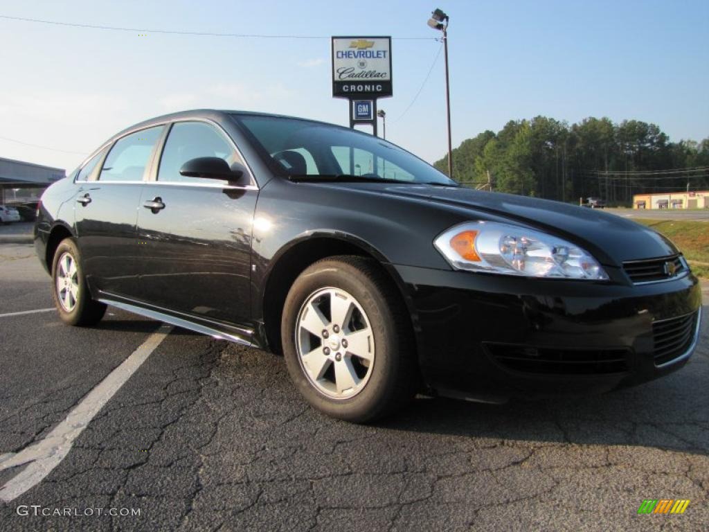 2010 Cobalt LS Sedan - Black Granite Metallic / Ebony photo #1