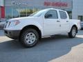 Avalanche White - Frontier S Crew Cab 4x4 Photo No. 1
