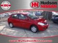 2011 Red Alert Nissan Versa 1.8 S Hatchback  photo #1