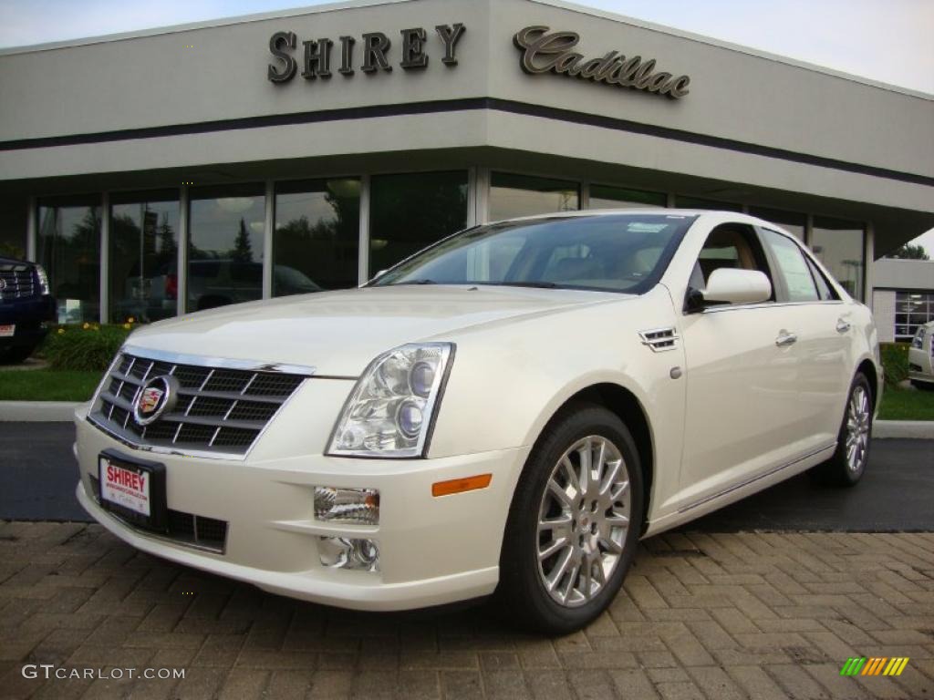 2011 STS 4 V6 AWD - White Diamond Tricoat / Cashmere/Dark Cashmere photo #1