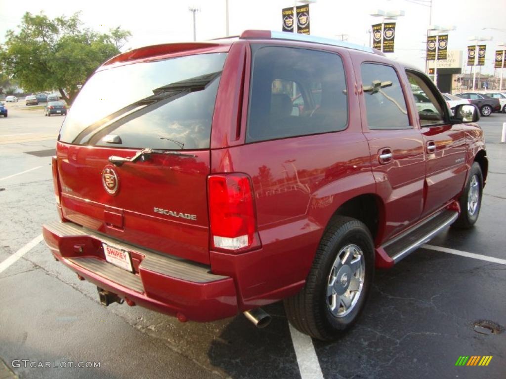 2005 Escalade AWD - Red E / Shale photo #4
