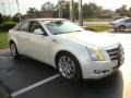 2009 White Diamond Tri-Coat Cadillac CTS 4 AWD Sedan  photo #3