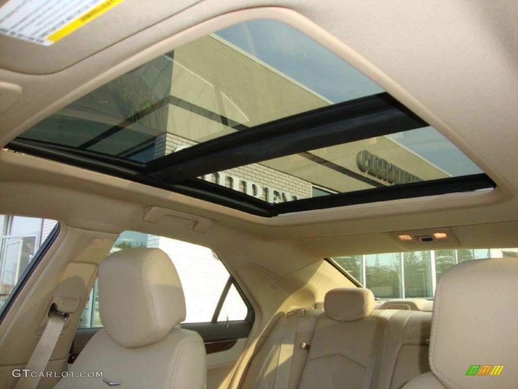 2009 CTS 4 AWD Sedan - White Diamond Tri-Coat / Cashmere/Cocoa photo #11