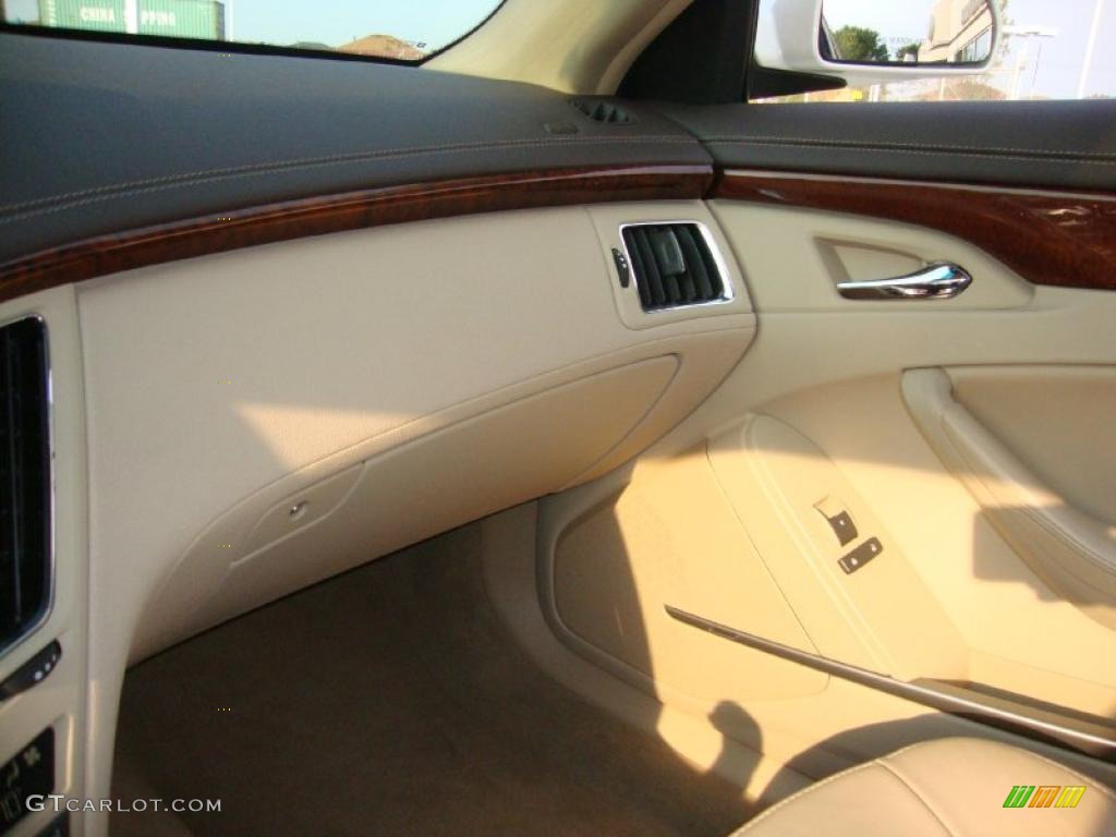 2009 CTS 4 AWD Sedan - White Diamond Tri-Coat / Cashmere/Cocoa photo #20