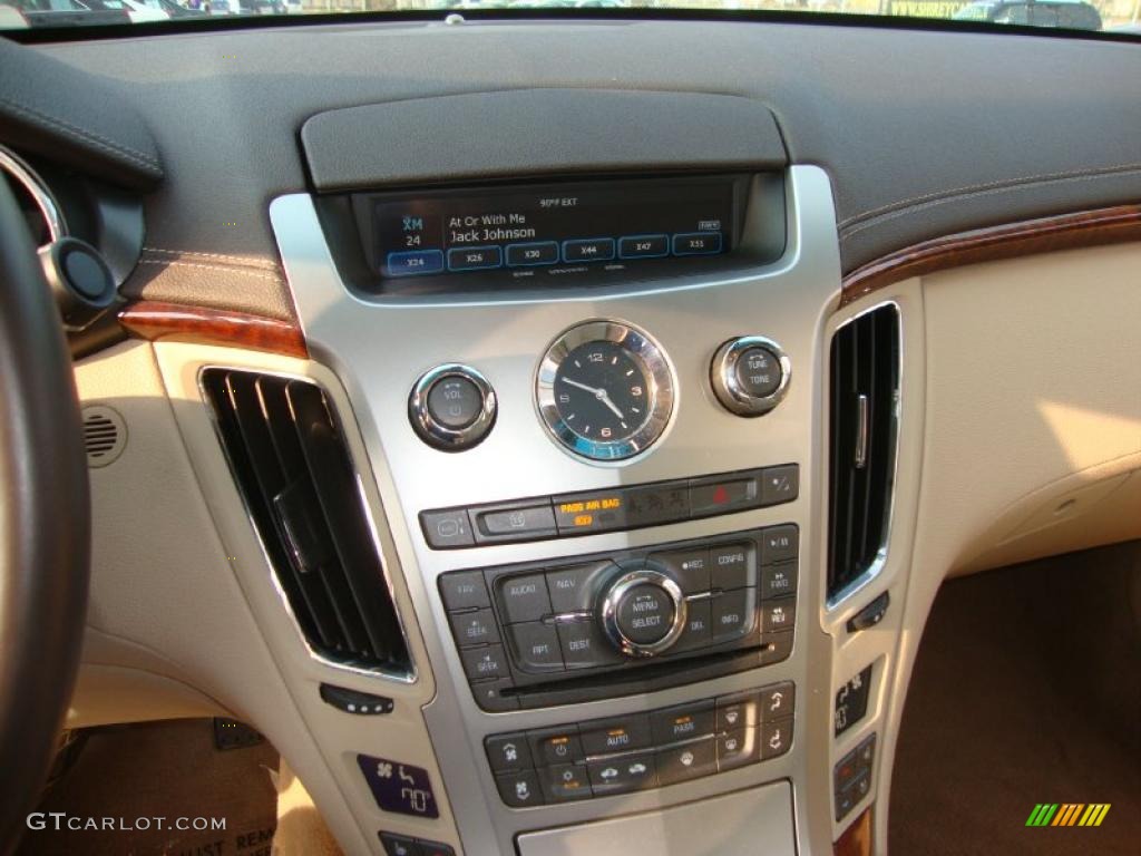 2009 CTS 4 AWD Sedan - White Diamond Tri-Coat / Cashmere/Cocoa photo #21