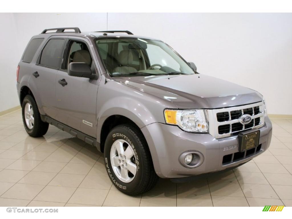 2008 Escape XLT 4WD - Tungsten Grey Metallic / Stone photo #1