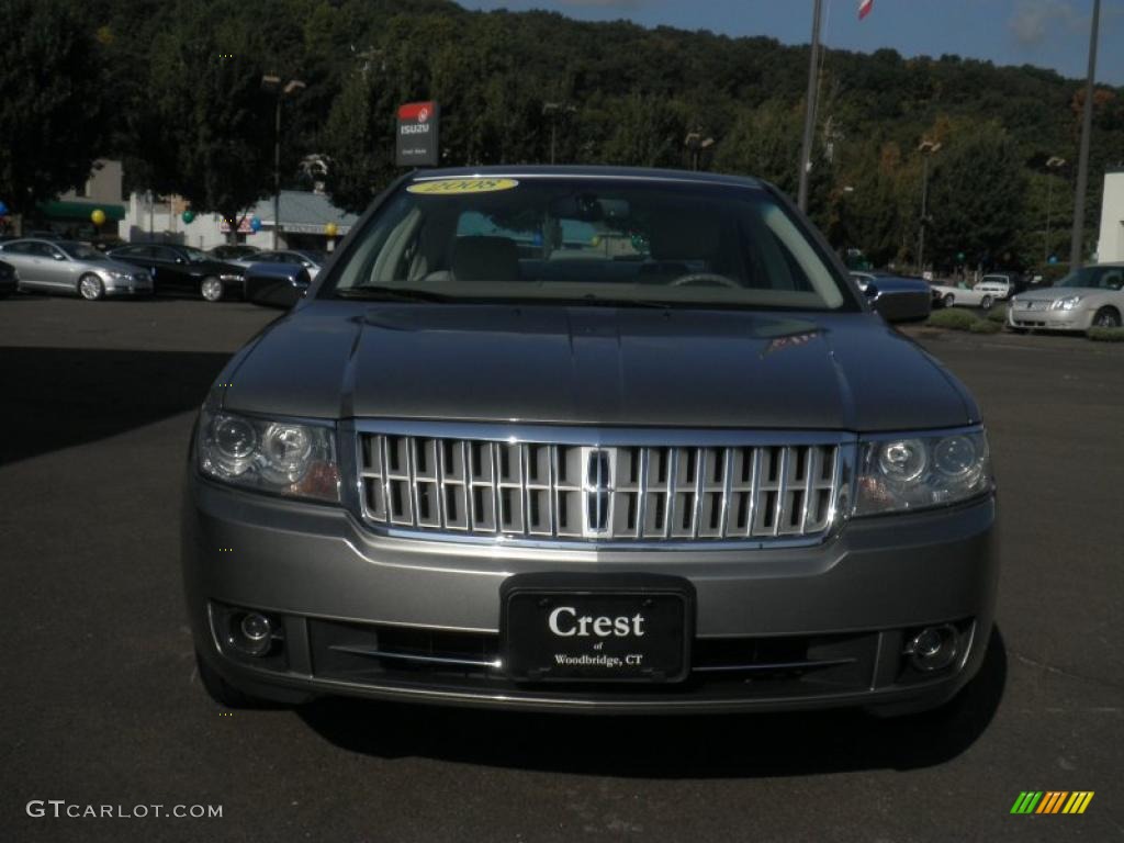 2008 MKZ AWD Sedan - Vapor Silver Metallic / Light Stone photo #2