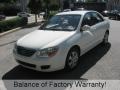 2008 White Kia Spectra EX Sedan  photo #1