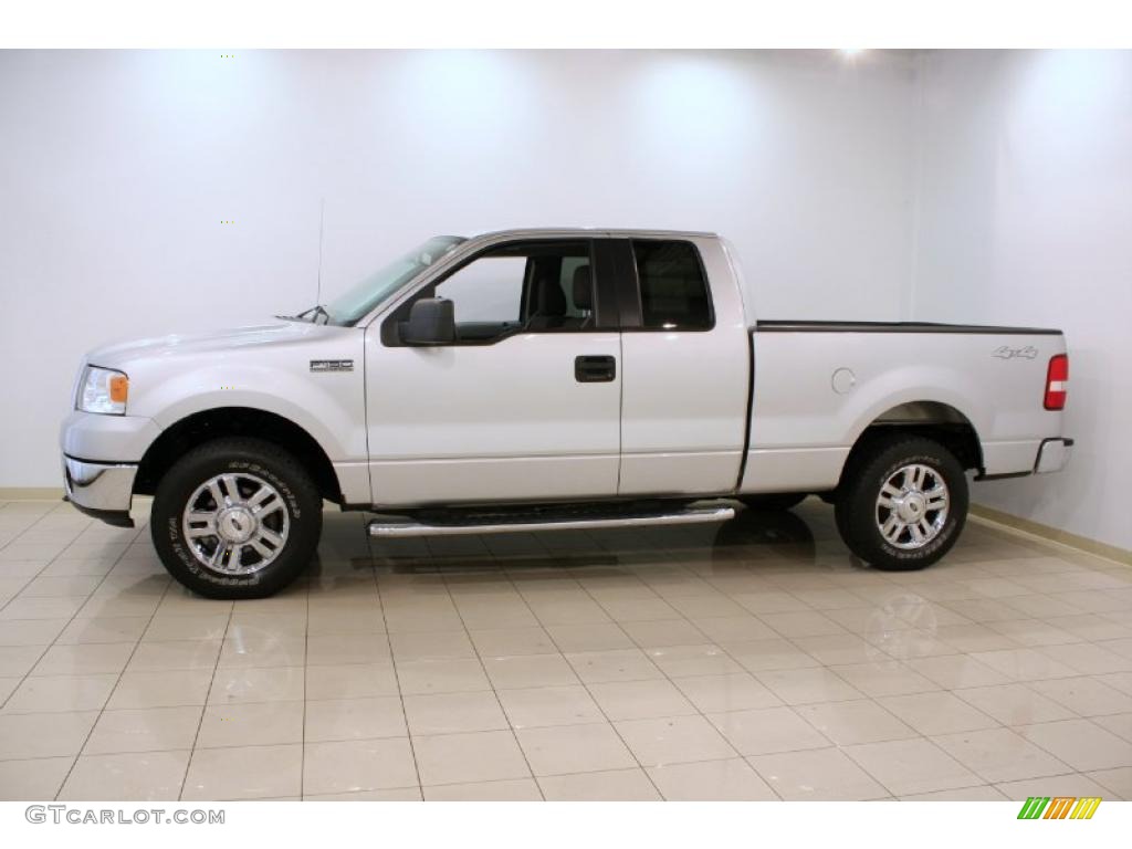 2006 F150 XLT SuperCab 4x4 - Silver Metallic / Medium/Dark Flint photo #4