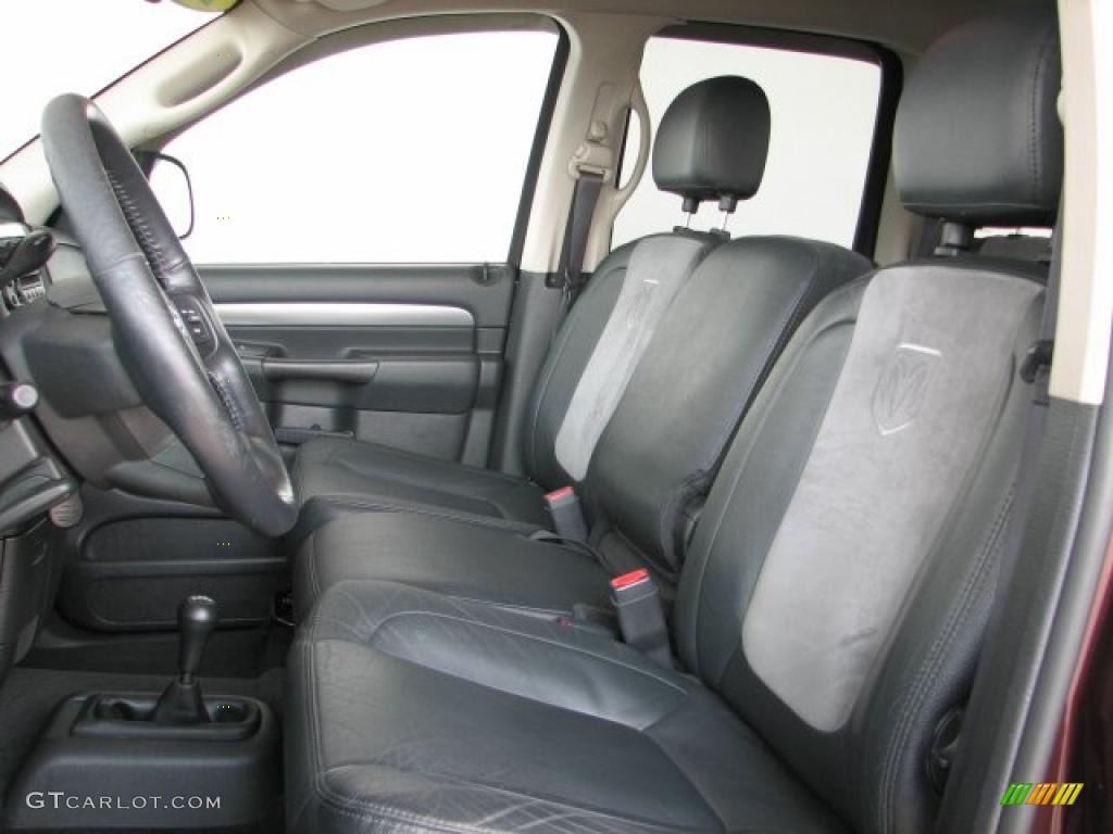 2004 Ram 1500 Laramie Quad Cab 4x4 - Deep Molten Red Pearl / Dark Slate Gray photo #9