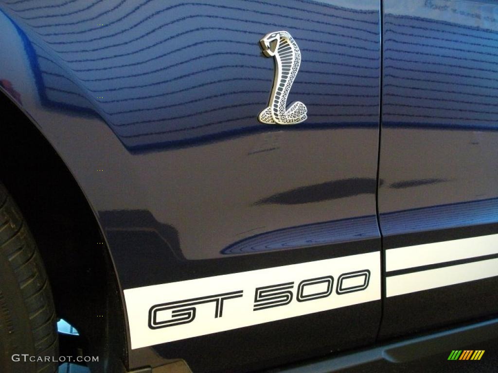 2011 Mustang Shelby GT500 Coupe - Kona Blue Metallic / Charcoal Black/White photo #5
