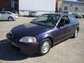 1997 Dark Amethyst Pearl Metallic Honda Civic CX Hatchback  photo #2