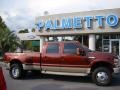 2008 Dark Copper Metallic Ford F350 Super Duty King Ranch Crew Cab 4x4 Dually  photo #1