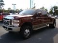 Dark Copper Metallic - F350 Super Duty King Ranch Crew Cab 4x4 Dually Photo No. 4